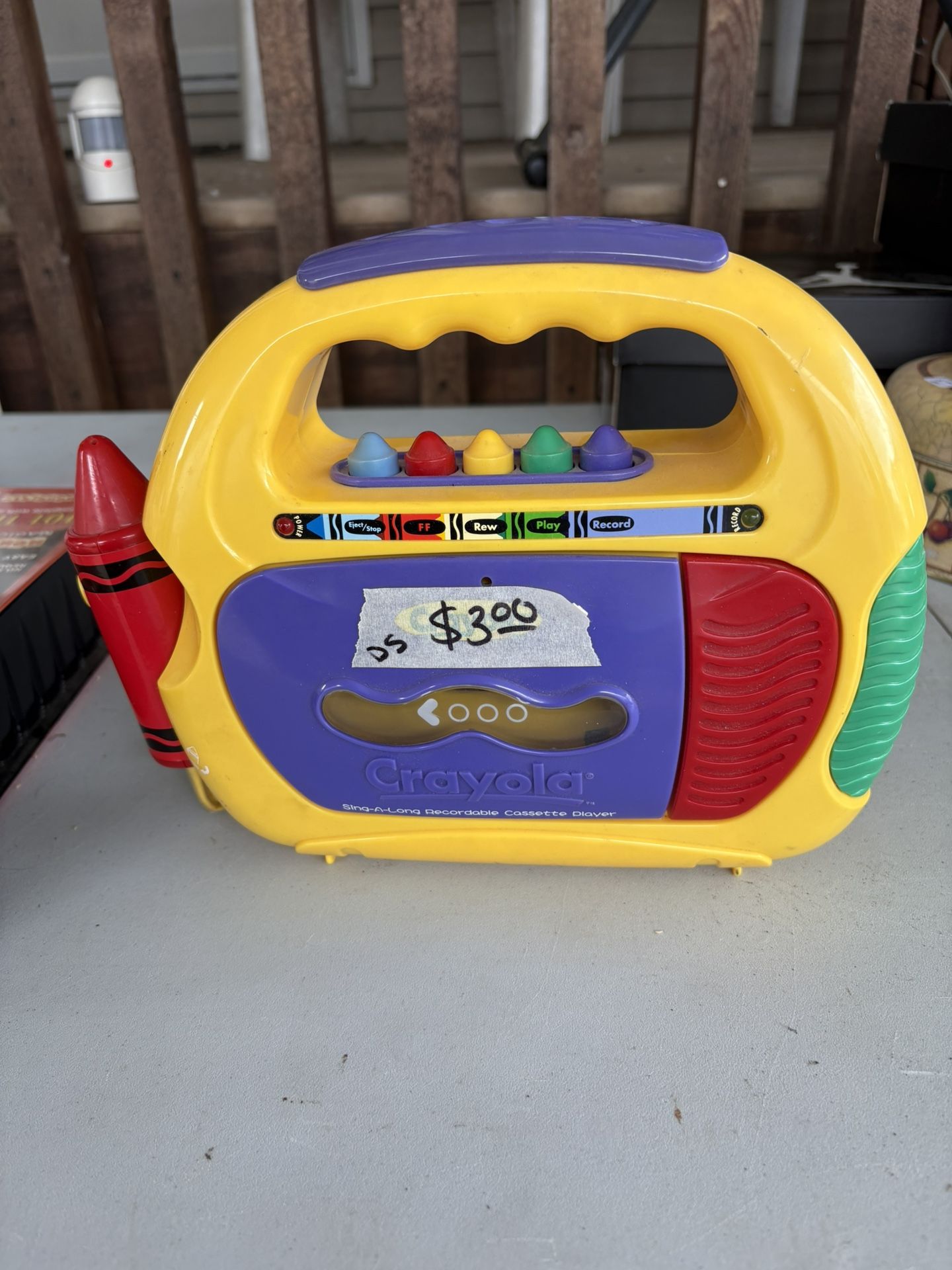 Crayola Cassette Player