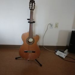 Vintage Fender  Cg 24sce Nat Guitar