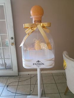 Patrón Tequila Oversized Bottle Display Sign