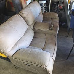 Electric Sofa Love Seat .works Good