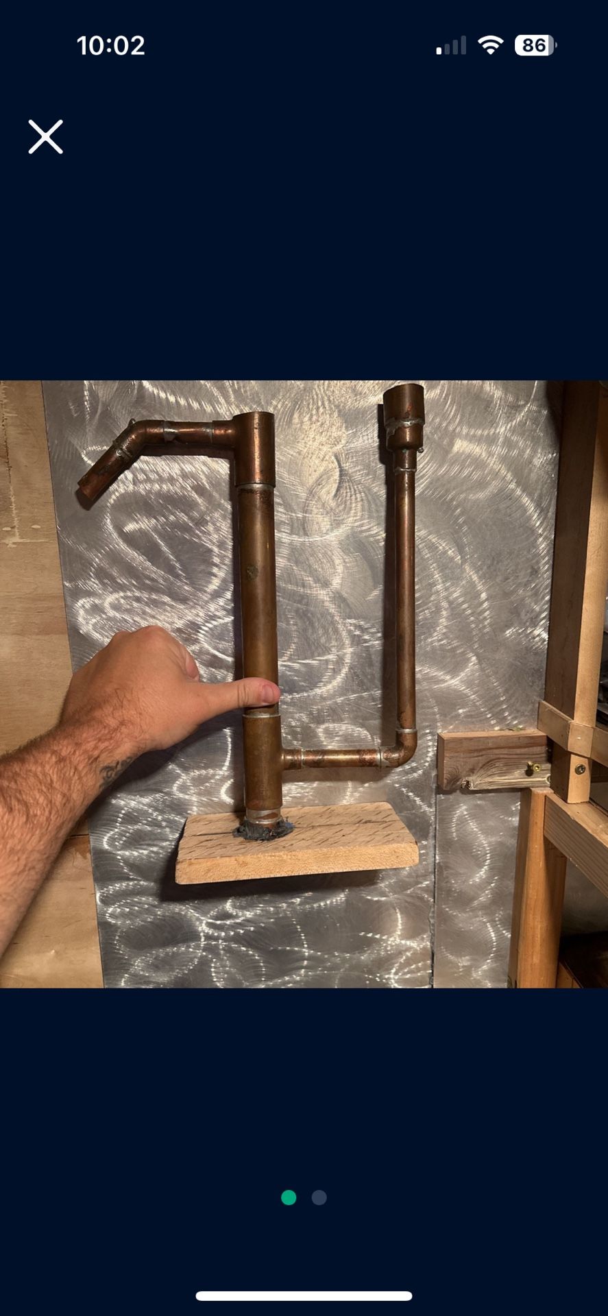 Copper Parrot (barometer Not included).