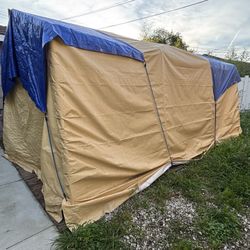 10x17 Carport Storage 