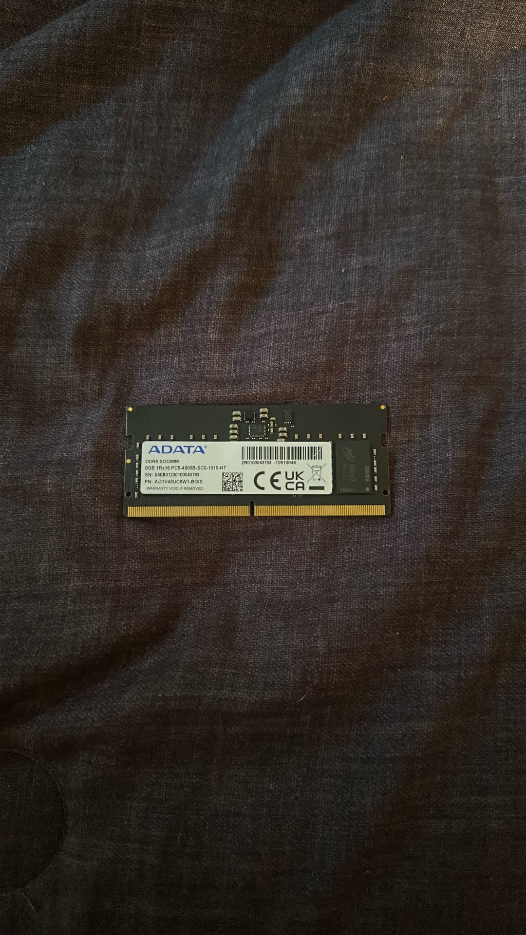 8GB ADATA SODIMM LABTOP RAM