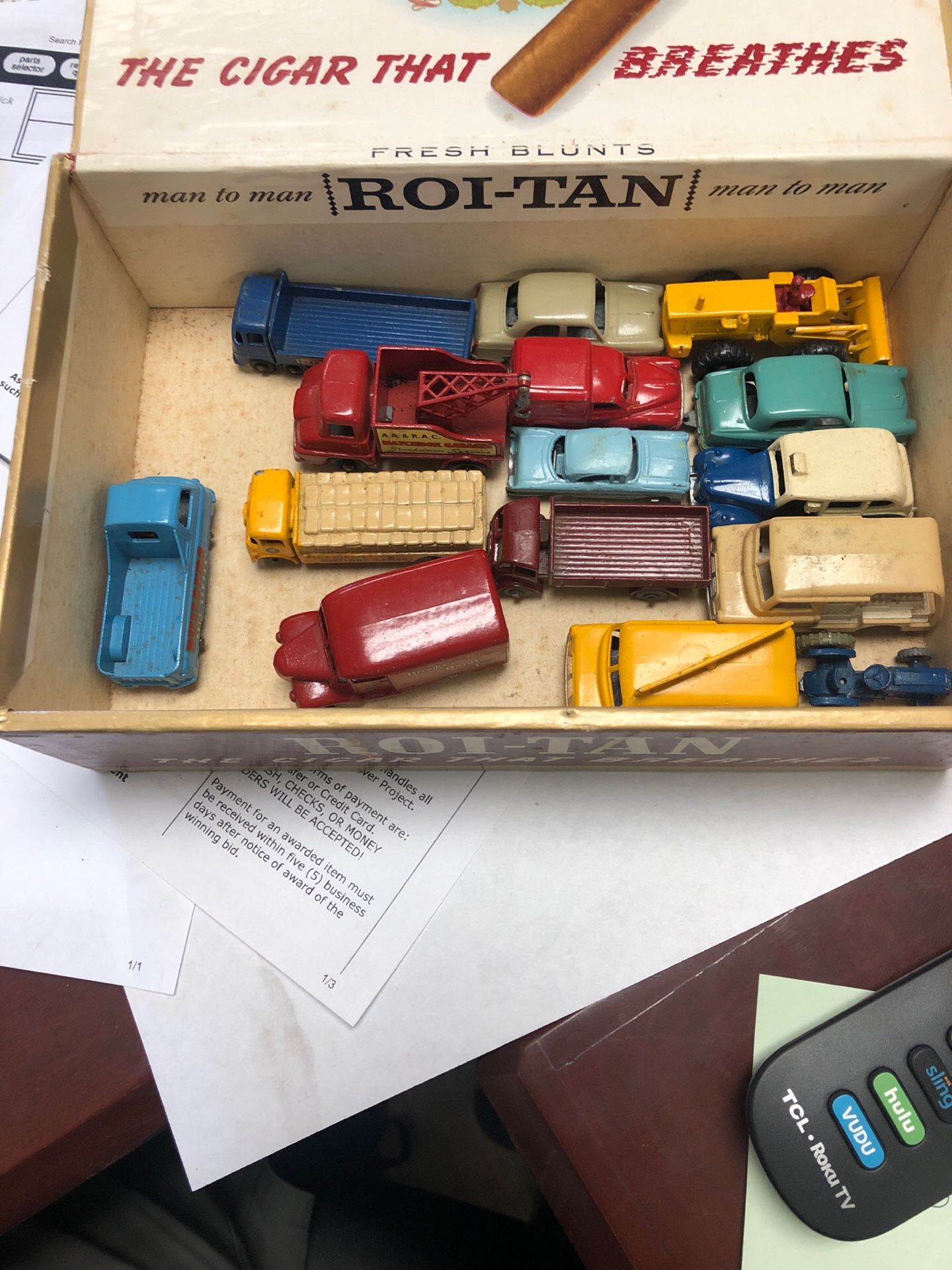 15 vintage toy cars and trucks micro mini