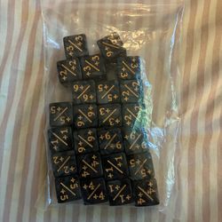 Positive Counter Dice, 24 D6’s