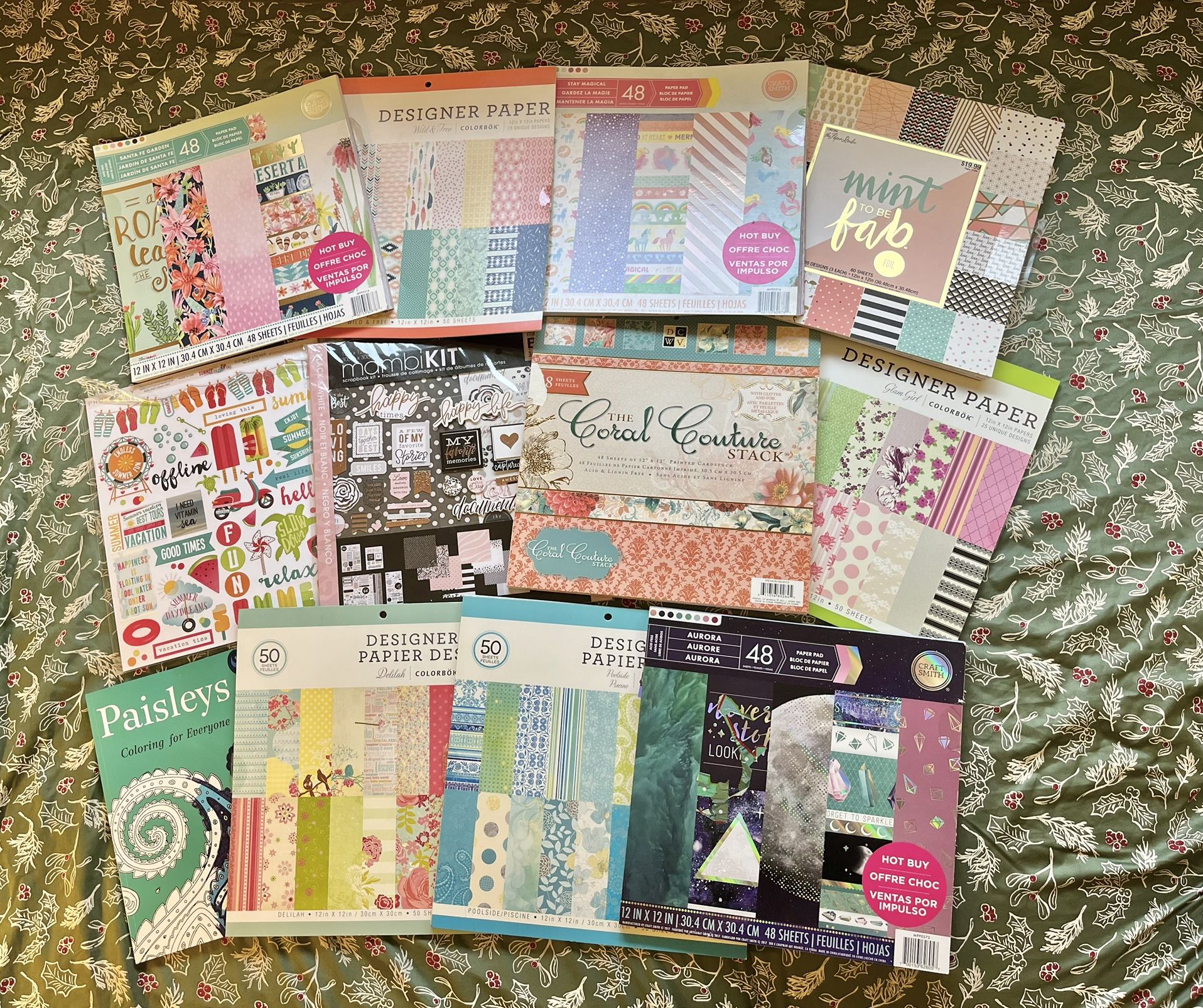 Scrapbook Paper & Albums & Stickers