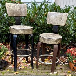 Vintage Bar Stools From The Cynwyd Club in the 50’s
