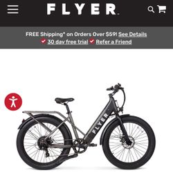 Electric Bike - Radio Flyer M880 Men's Large Black- Brand New In Box 