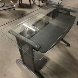 Tempered Glass Tabletop Desk