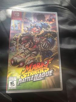 Nintendo switch mario strikers battle league Brand New