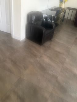 Black Leather Accent Chairfor kids