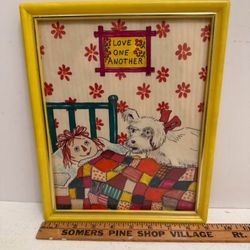 Vintage Raggedy Ann Drawing 