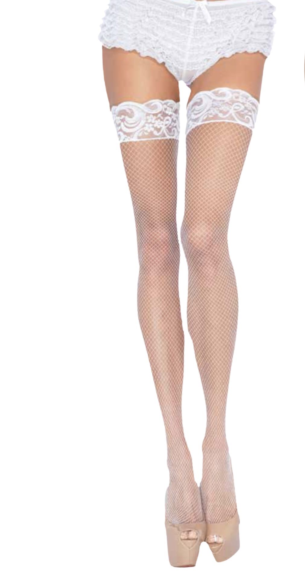 Spandex Fishnet Thigh