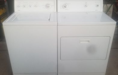 KENMORE WASHER AND ELECTRIC DRYER, CREDIT/DEBIT CARDS ACCEPTED
