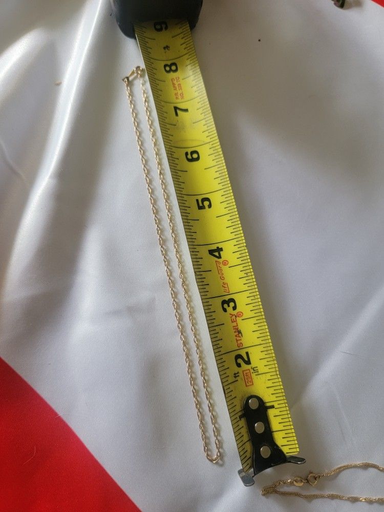15inch Chain 2.77 Grams Of 10k Gold Price Firm