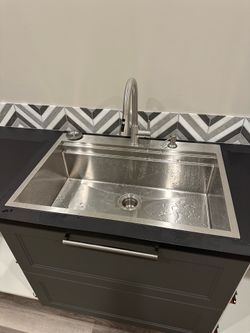 Sink and faucet