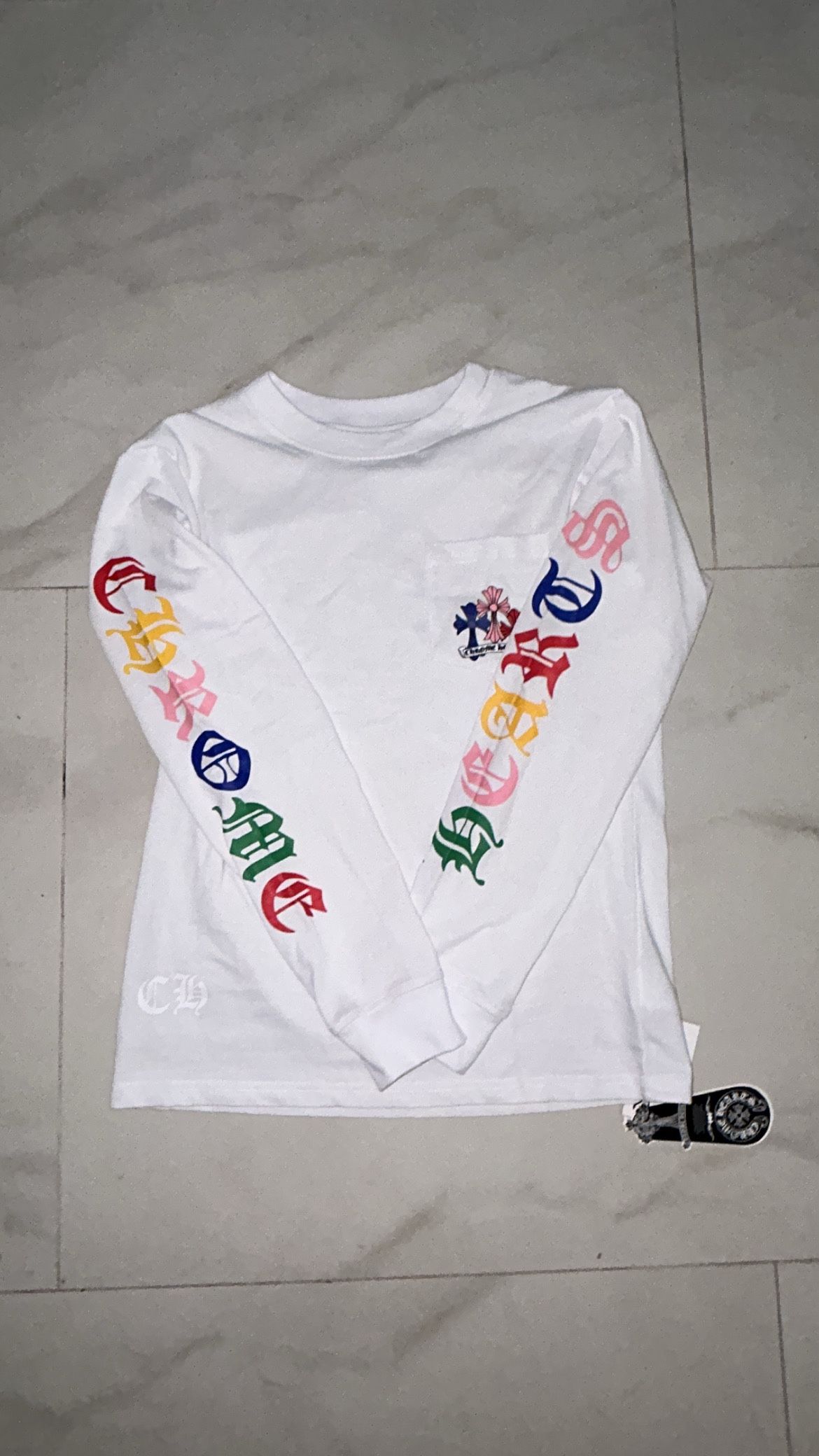 Chrome Hearts Multi Color Cross Cemetery Long Sleeve