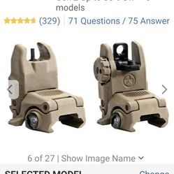Magpul Front And Rear Sights