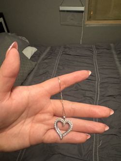 Diamon Heart Necklace