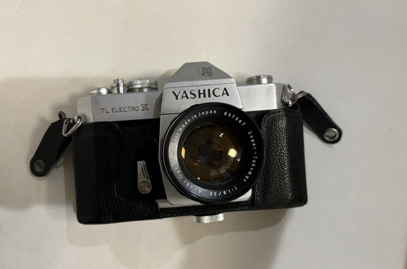 YASHICA TL ELECTRO X With Super Takumar Lens And Case