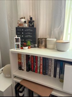 bookcase with foldable desk