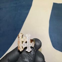 Custom Made Cross Ring 
