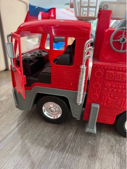 Fire Truck with lights and moving pieces