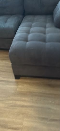 Sectional charcoal color