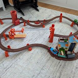 The Thomas & Friends Trackmaster Zip Zoom Adventure Logging Train Set