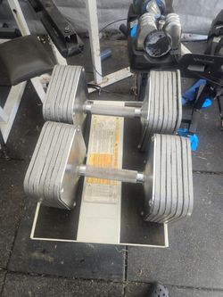 Hoist Adjustable Dumbbells with Tray