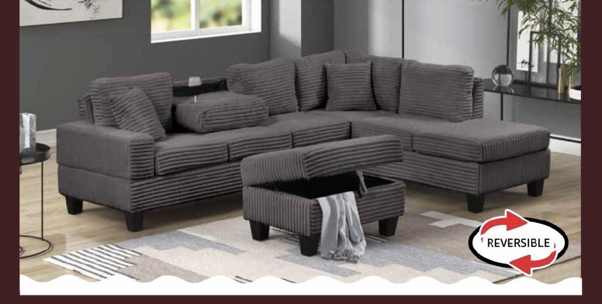 Black Friday Sale!! 🔥 SALE EXTENDED – LIMITED TIME ONLY! 🔥  Upgrade your living space with our Cozy Corduroy Sectional – now with a FREE Storage Ott