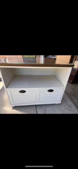 End Table- Glass Top