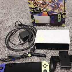 Nintendo Switch Oled Splatoon Special Edition