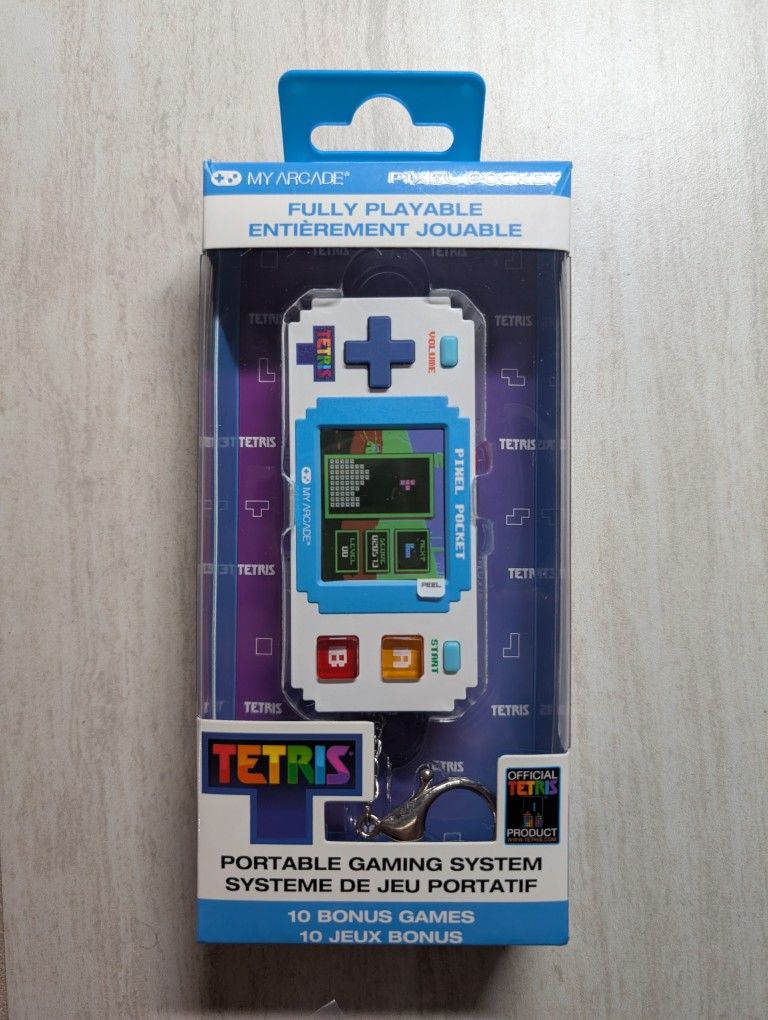 Tetris Handheld System Retro Portable BRAND NEW Video Game Christmas White Elephant Gift