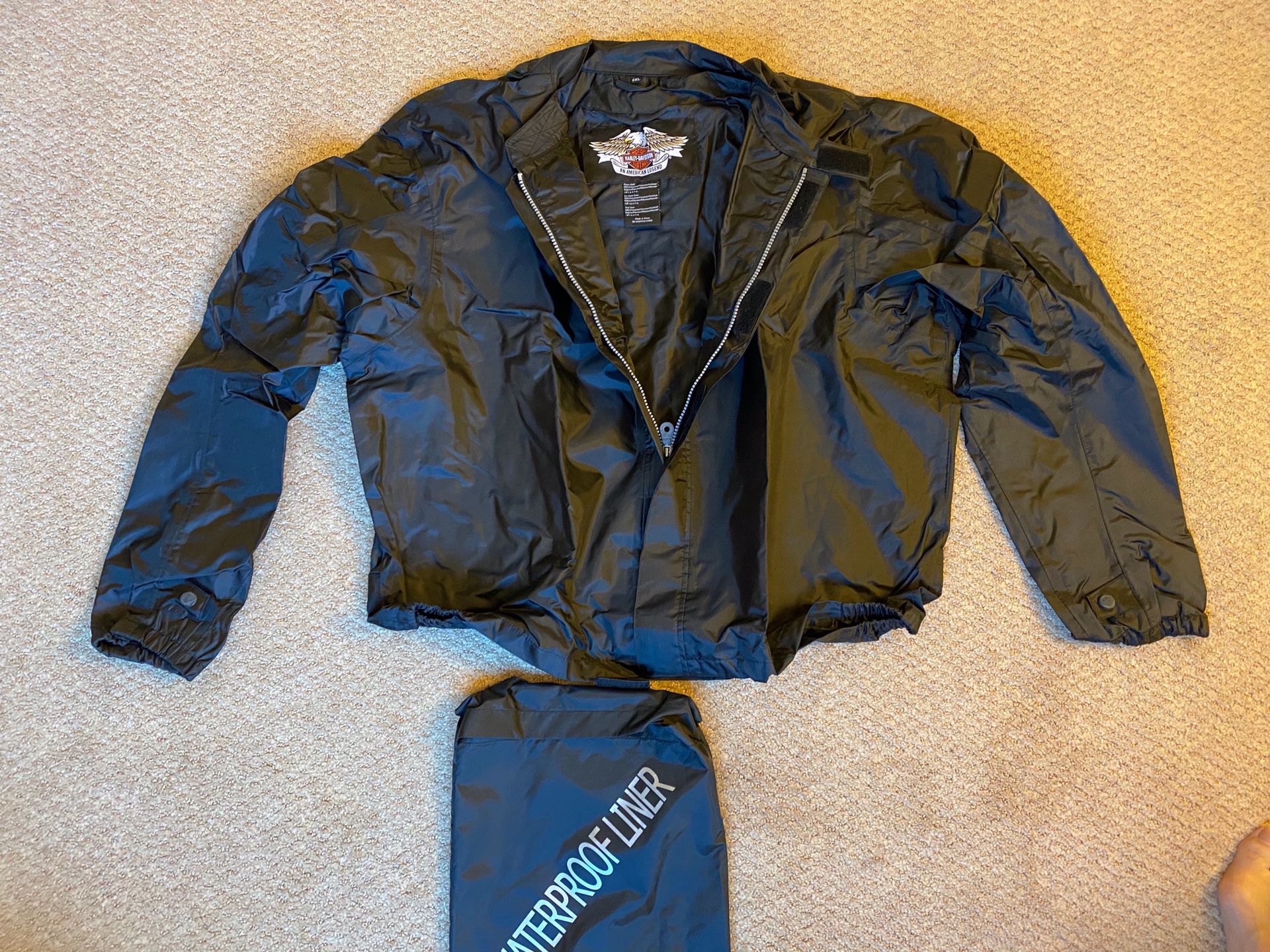 Harley Davidson rain Jacket Waterproof - Condition is MINT!!