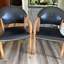 Leather office side Chairs