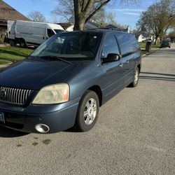 2004 Mercury Monterey Blue Minivan -For Repair or Sold whole for parts 