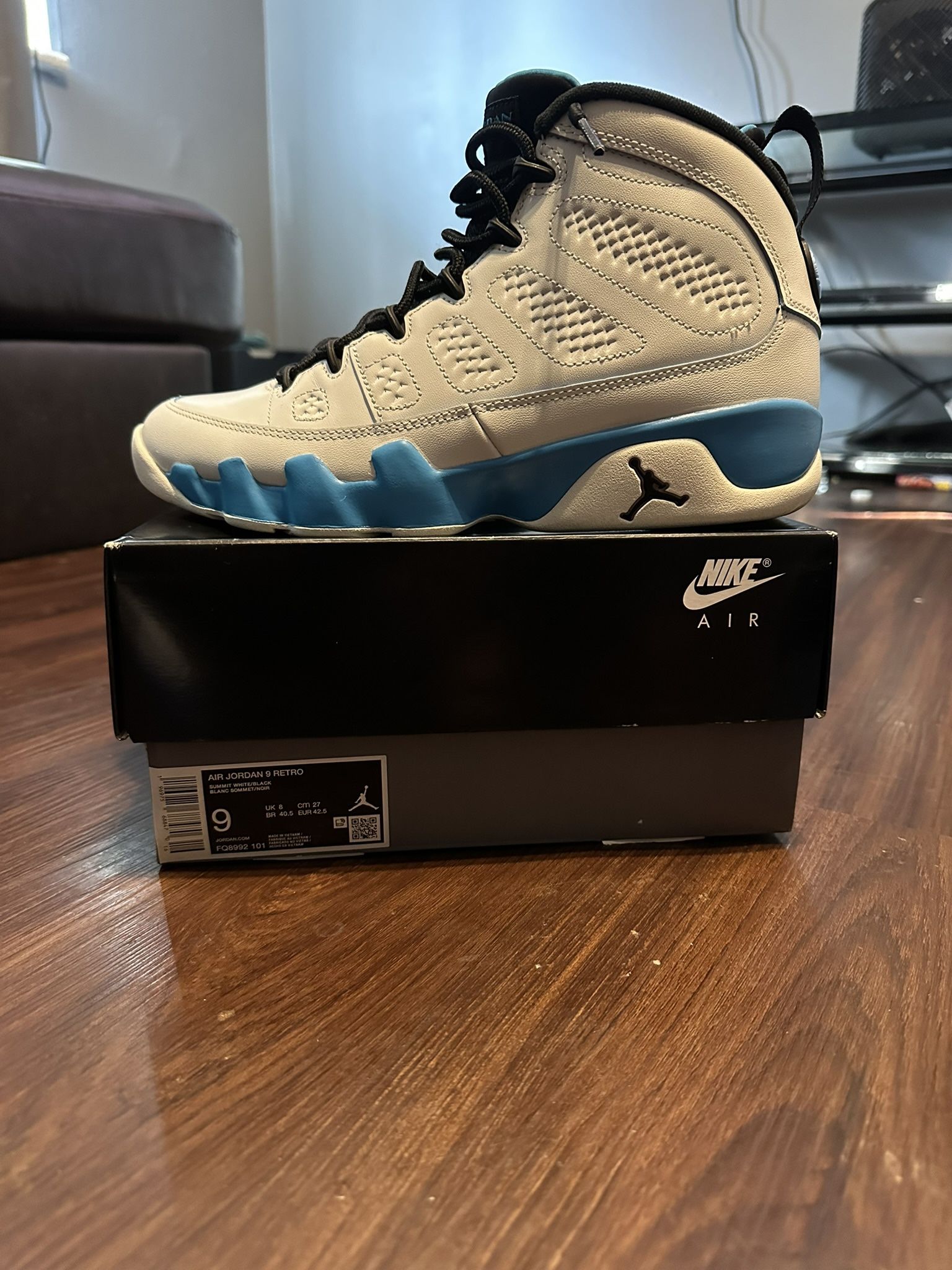Jordan 9 Powder Blue