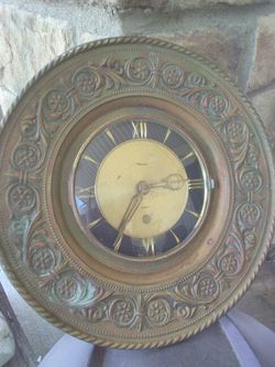 Vintage Brass Clock