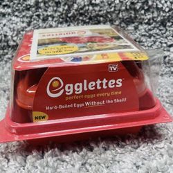 Egglettes Egg Cooker Hard Boiled Eggs without the Shell 4 Egg Cups As Seen On Tv
