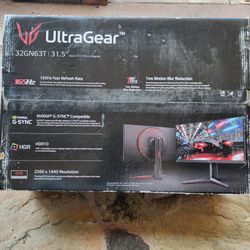 LG UltraGear 32GN63T 31.5" QHD Gaming Monitor