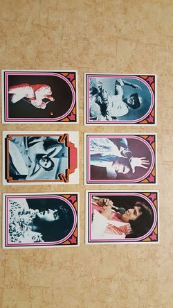 1978 Elvis Presley trading cards.