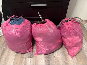 3 bags of clothing