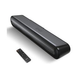 Mini Soundbar, Sound Bar for TV, Computer Sound Bar with Bluetooth 5.0, Wired & Wireless PC Speaker, Home Audio System for Gaming HDMI/AUX/Opt