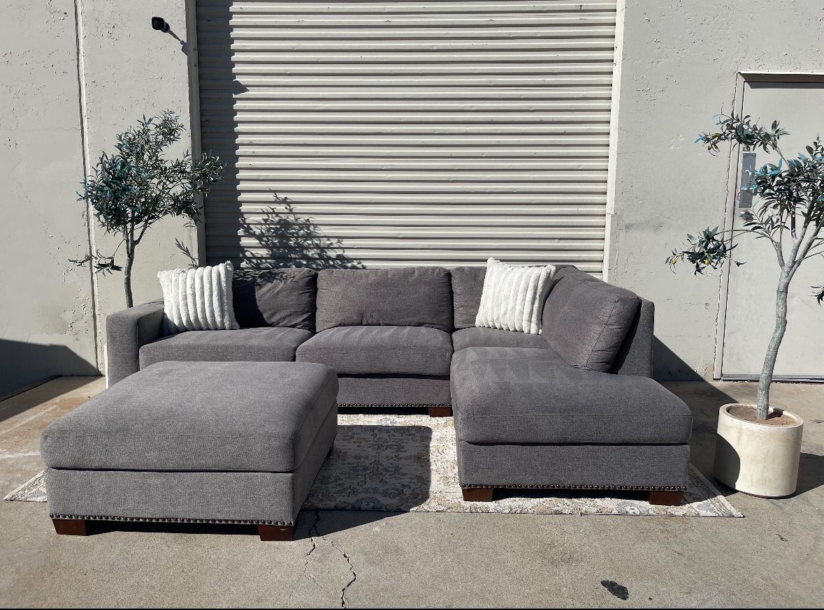 Gray Sectional Couch - Free Delivery