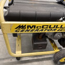Features: Brand: McCulloch Model: FG5700 	Gas-powered Manual start Portable