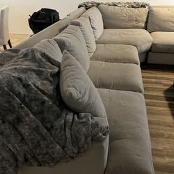 Gray Sectional Couch - Retails $5000