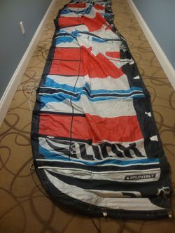Kiteboarding 7 m kite