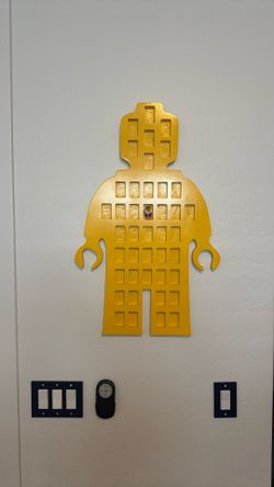 Lego Mini Figure Display Art