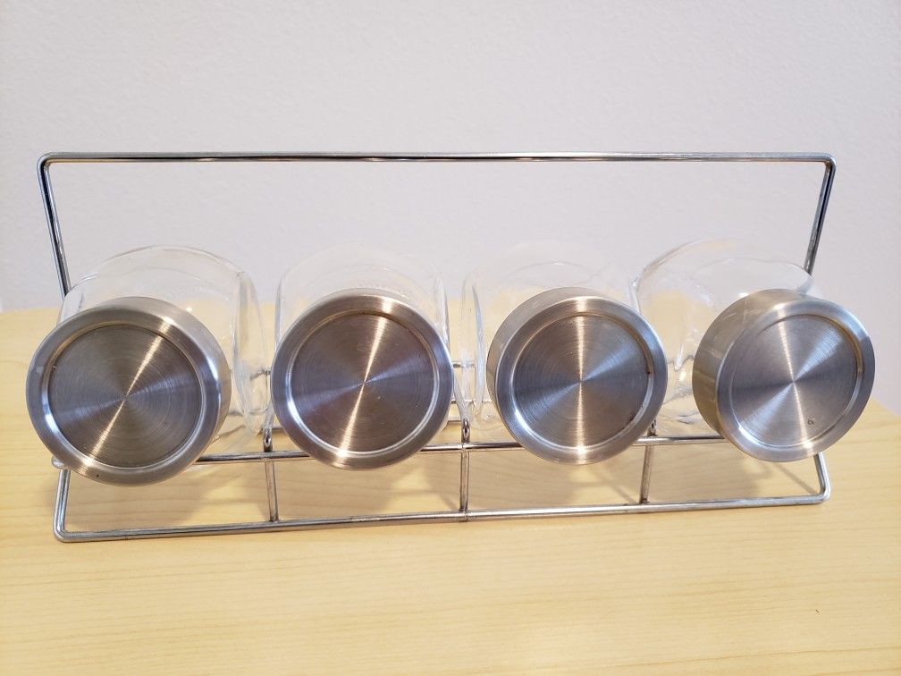Spice Canister Stand Set
